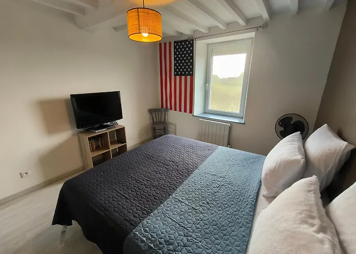 A Theme D-day - Situe A 15mn D'omaha - Animaux Ok - Terrain Clos - Aucuns Voisins - Wifi (adults Only) * Cartigny-l'Epinay